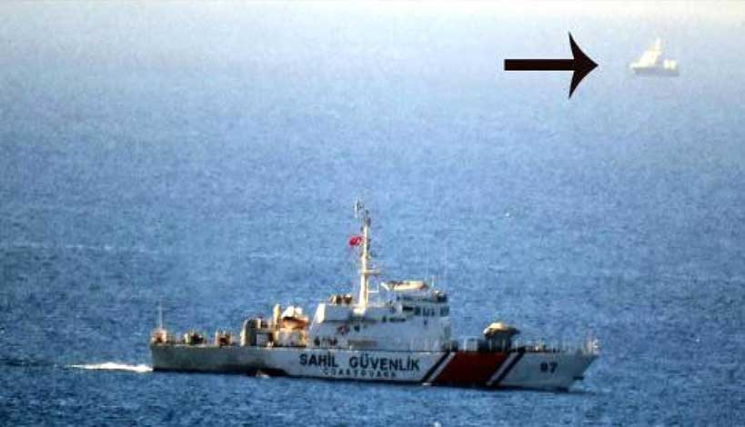 Ένταση στα Ίμια με τουρκική ακταιωρό εναντίον σκάφους του Λιμενικού (βίντεο)