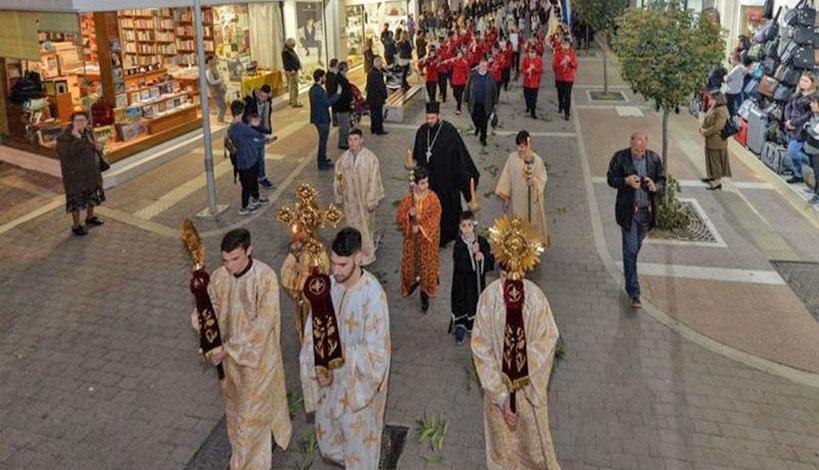 Καλαμάτα: Την εικόνα της Παναγίας Πεταλιδιώτισσας υποδέχθηκε η πόλη