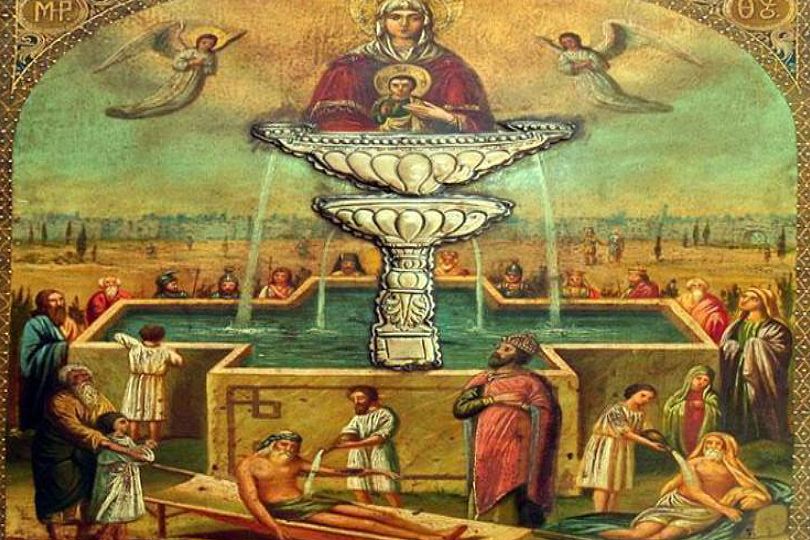 Θαύματα της Ζωοδόχου Πηγής στην ιερά Μονή Λογγοβάρδας Πάρου