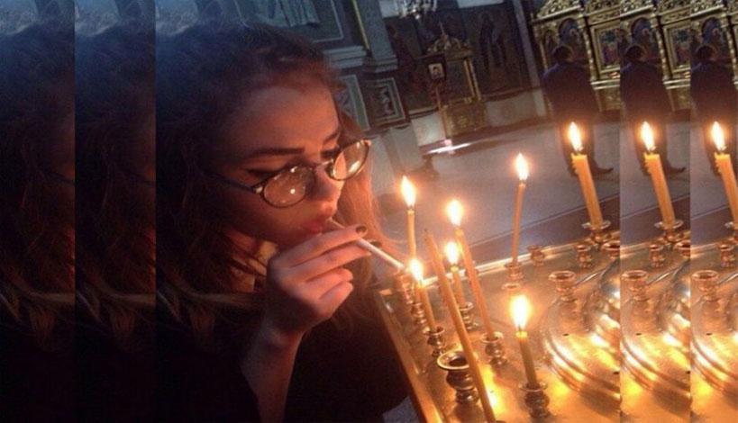 Αφορίστηκε κοπέλα στην Κύπρο γιατί άναψε τσιγάρο με το Άγιο Φώς;