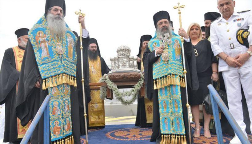 Ο Πειραιάς υποδέχθηκε την Κάρα του Αγίου Ανδρέα (ΦΩΤΟ)