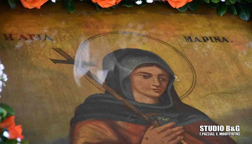 Αργολίδα - Ίναχος : Εορτάστηκε Με Κάθε Μεγαλοπρέπεια Η Μνήμη Της Αγίας Μαρίνας