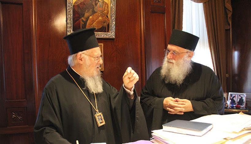 Αρχ. Νεκτάριος Μουλατσιώτης: Επίσκεψη στον Οικουμενικό Πατριάρχη μας