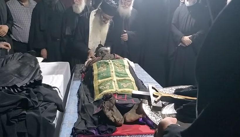 Η τοποθέτηση του Ιερού Λειψάνου του Αγίου Σάββα του Ηγιασμένου σε Νέα Λάρνακα (βίντεο)
