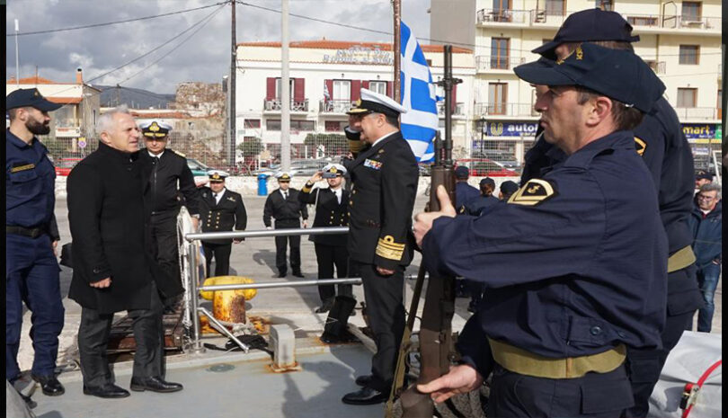 Επίσκεψη ΥΕΘΑ Ευάγγελου Αποστολάκη στη Χίο
