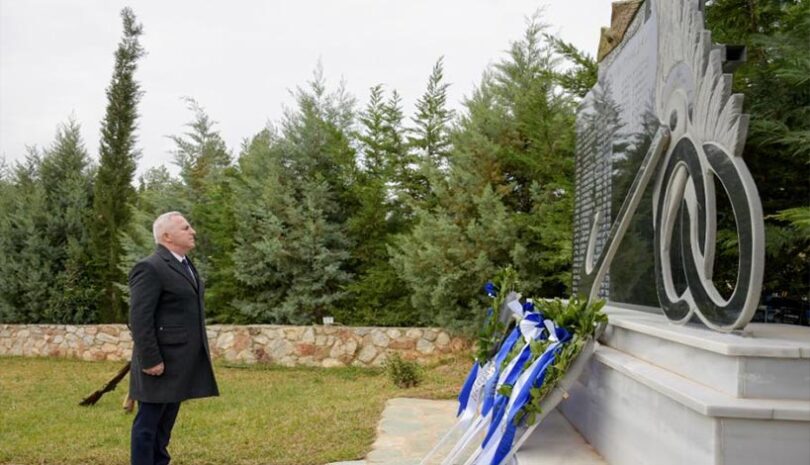 Ίμια 1996 : Παρουσία ΥΕΘΑ Ευάγγελου Αποστολάκη στο Μνημόσυνο Πεσόντων Ναυτικής Αεροπορίας