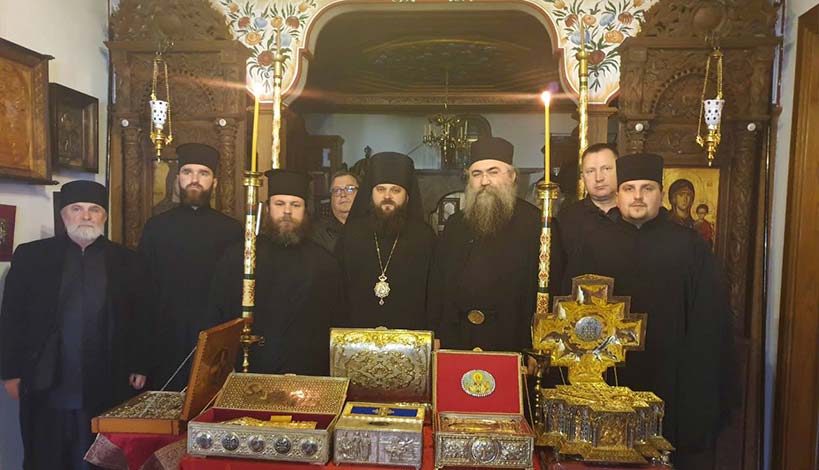 Επίσκοπος της νέας Αυτοκέφαλης Εκκλησίας της Ουκρανίας επισκέφθηκε το Άγιον Όρος