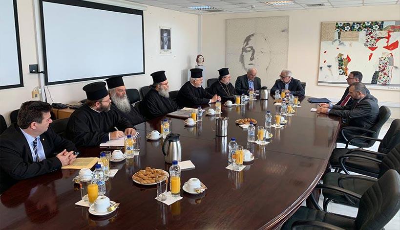 Συνάντηση της Αντιπροσωπείας του Οικουμενικού Πατριαρχείου με τον Υπουργό Παιδείας και Θρησκευμάτων Κων/νο Γαβρόγλου