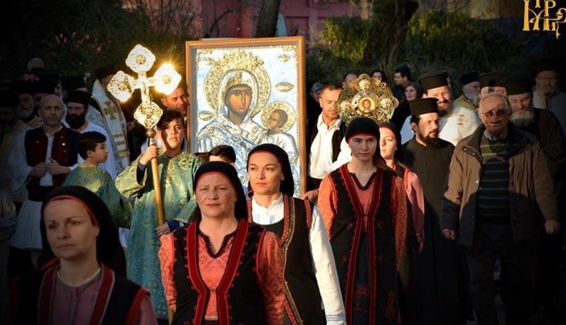 Η Άρτα υπεδέχθη πανδήμως την Παναγία Εσφαγμένη