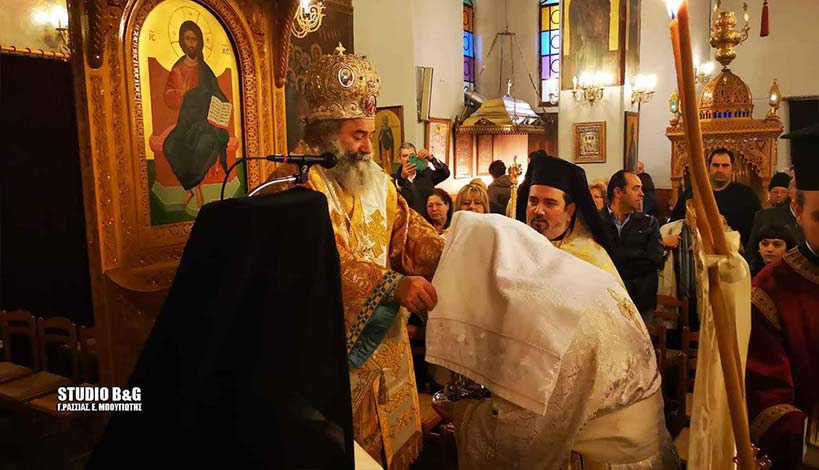 Χειροτονία διακόνου στην Αργολίδα από τον Μητροπολίτη Mάνης