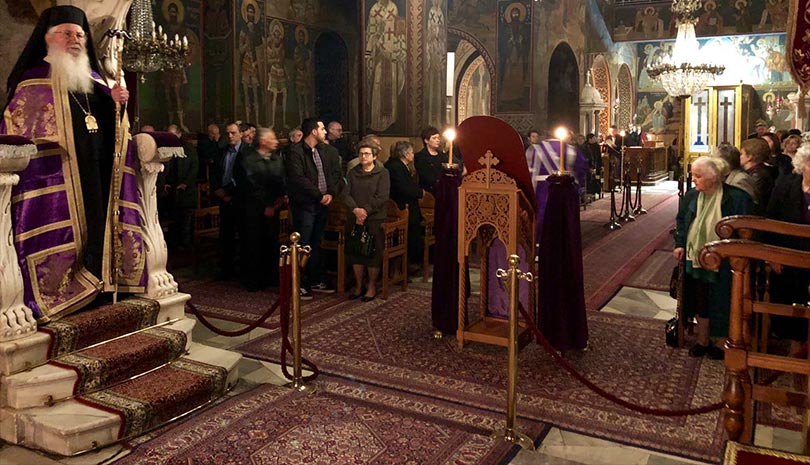 Ο Εσπερινός της συγχωρήσεως στη Λιβαδειά