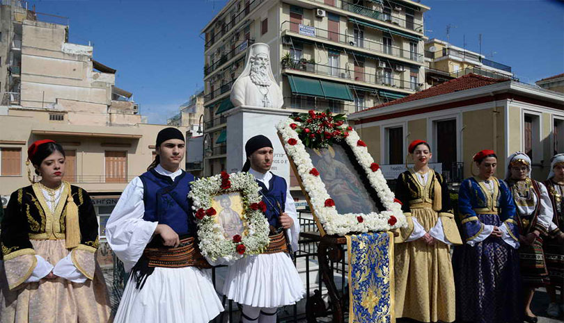 Πατρῶν Χρυσόστομος: «Tήν Ἑλλάδα ἒσωσαν καί σώζουν οἱ θυσίες καί τά αἳματα τῶν Ἡρώων καί Μαρτύρων της»
