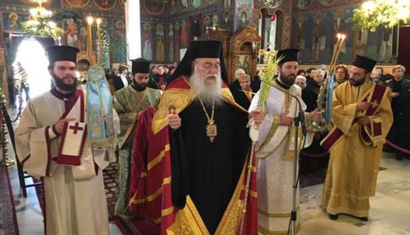 Πρώτη Αρχιερατική Θεία Λειτουργία για τον Μητροπολίτη Περιστερίου Κλήμη