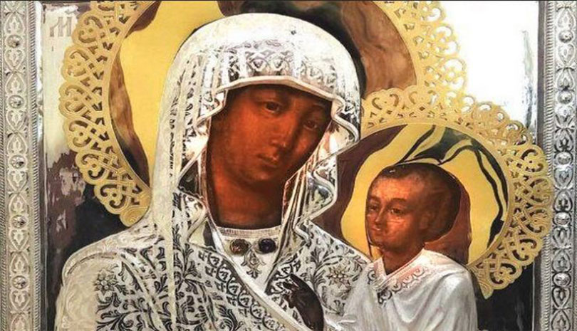 Υποδοχή Εικόνας της Παναγίας Ελαιωνίτισσας από το Όρος των Ελαιών