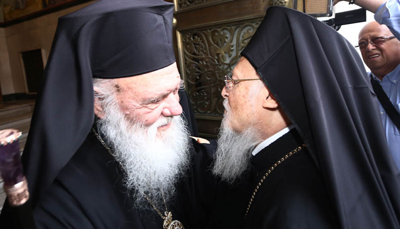 Συνάντηση Οικουμενικού Πατριάρχη - Αρχιεπισκόπου - ΙΕΡΑ ΑΡΧΙΕΠΙΣΚΟΠΗ ΑΘΗΝΩΝ