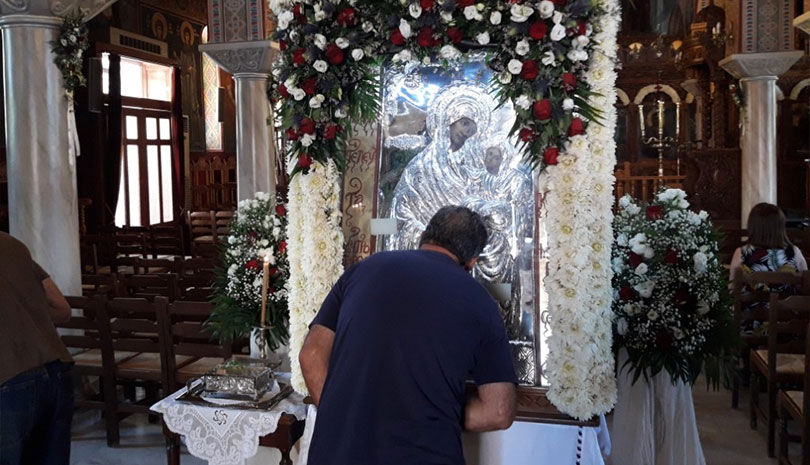 Με λαμπρότητα ο φετινός εορτασμός της Κοιμήσεως της Αγίας Άννης