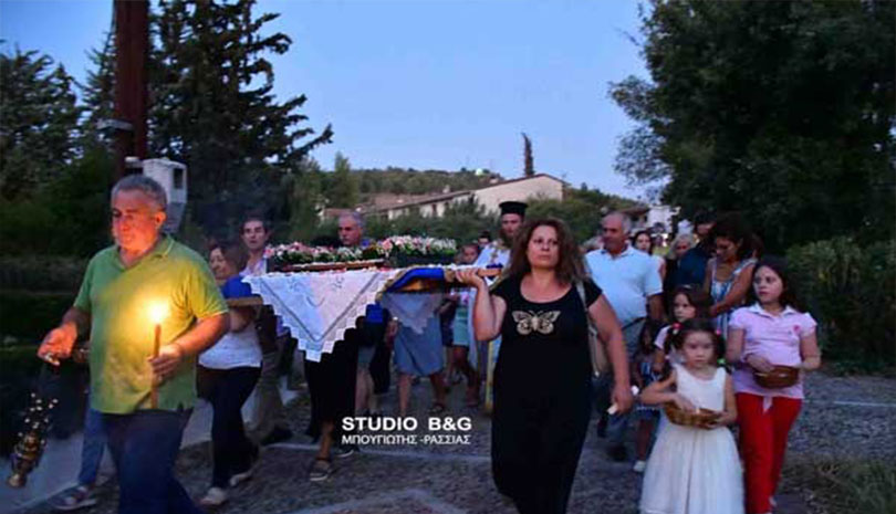 Ο Επιτάφιος της Παναγίας στο Ναύπλιο