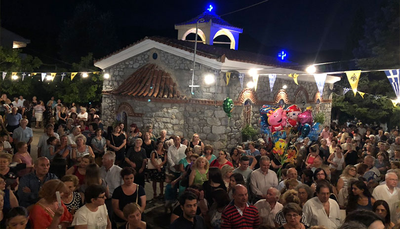 Ι.Μ. Θηβών και Λεβαδείας : Πλήθος κόσμου στην εορτή του Αγίου Φανουρίου
