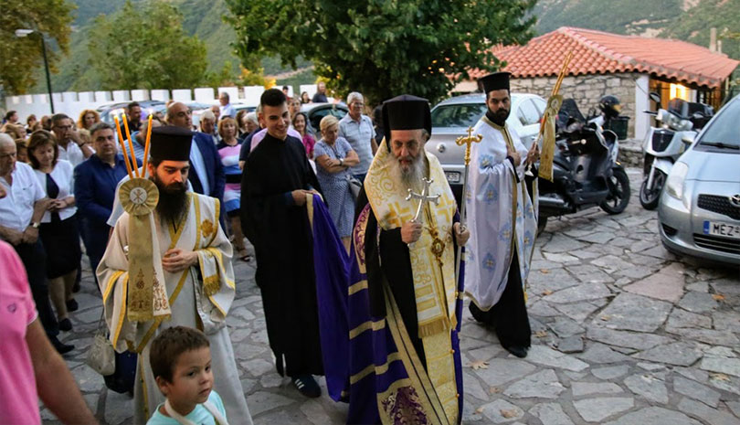 Κήρυγμα του Μητρ. Ναυπάκτου στον Πανηγυρικό Εσπερινό της Ιεράς Μονής Τιμίου Προδρόμου Βομβοκούς