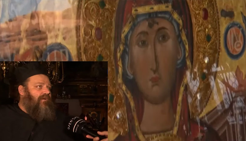 Η Ι.Μ. Κοιμήσεως της Θεοτόκου Μακρυμάλλης σώθηκε εκ θαύματος - Η καμένη Εύβοια από ψηλά
