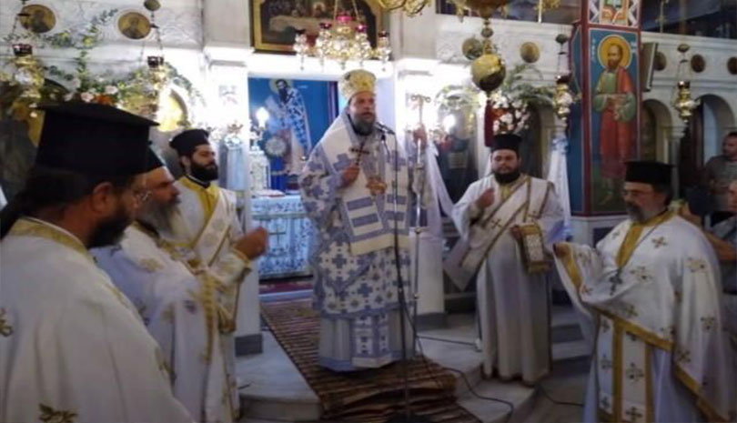 Η Αποτομή της Τιμίας Κεφαλής του Αγ. Ιωάννου Προδρόμου στη Ν. Φιλαδέλφεια