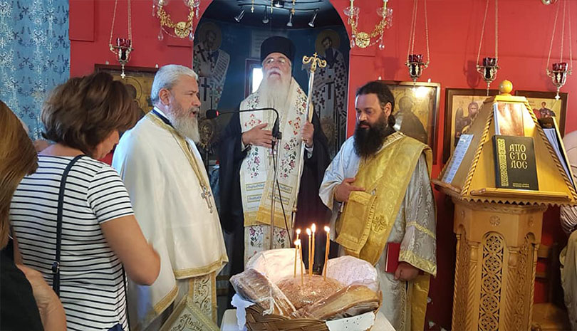 Στο ιστορικό Παρεκκλήσιο του Τιμίου Προδρόμου ο Σεβασμιώτατος Μητροπολίτης Περιστερίου κ. Κλήμης