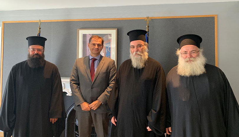 Συνάντηση αντιπροσωπείας της Εκκλησίας Κρήτης με Υπουργό Τουρισμού