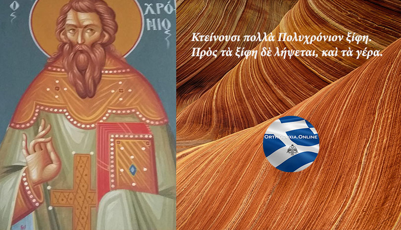 Θυσιάστηκε για τα ορθόδοξα δόγματα της Εκκλησίας μας - Άγιος Πολυχρόνιος ο Ιερομάρτυρας - Ορθόδοξος συναξαριστής 7 Οκτωβρίου