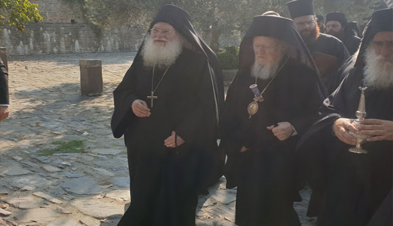 Ο Οικουμενικός Πατριάρχης Βαρθολομαίος Πνευματικός Κτήτορας της Μονής Βατοπαιδίου