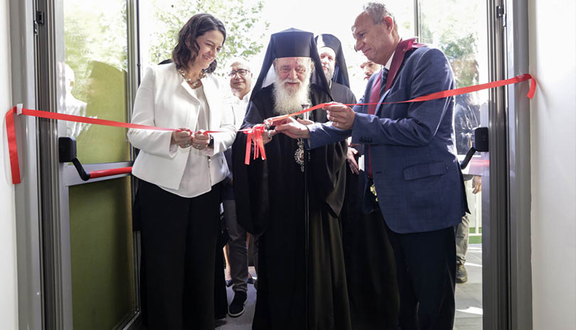 Ο Αρχιεπίσκοπος στα εγκαίνια του Παιδικού Σταθμού της Μητροπόλεως Ν. Ιωνίας
