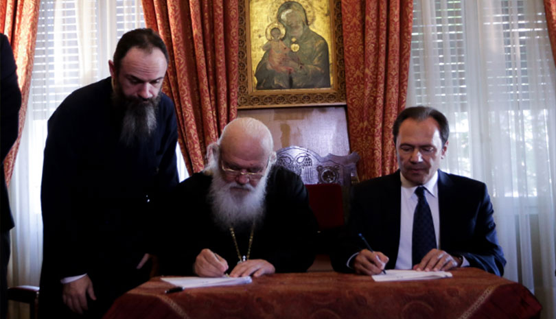 Ανανεώθηκε το σύμφωνο συνεργασίας μεταξύ Αρχιεπισκοπής και ΠΕΦ για τη δωρεάν διάθεση φαρμάκων