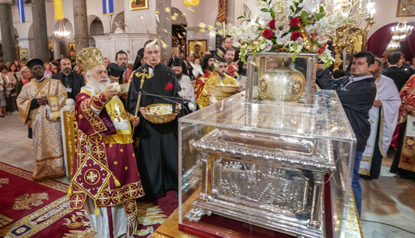 Εκκλησία | Η Ακολουθία του Επιταφίου του Αγίου Δημητρίου στη Θεσσαλονίκη από τον Μητροπολίτη Βεροίας. (ΦΩΤΟ)