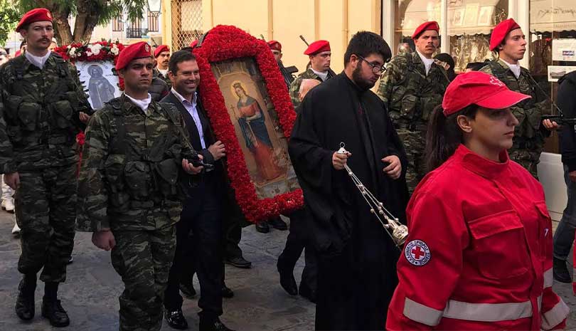 Εκκλησία | Το Ρέθυμνο τίμησε την Πολιούχο του Αγία Βαρβάρα