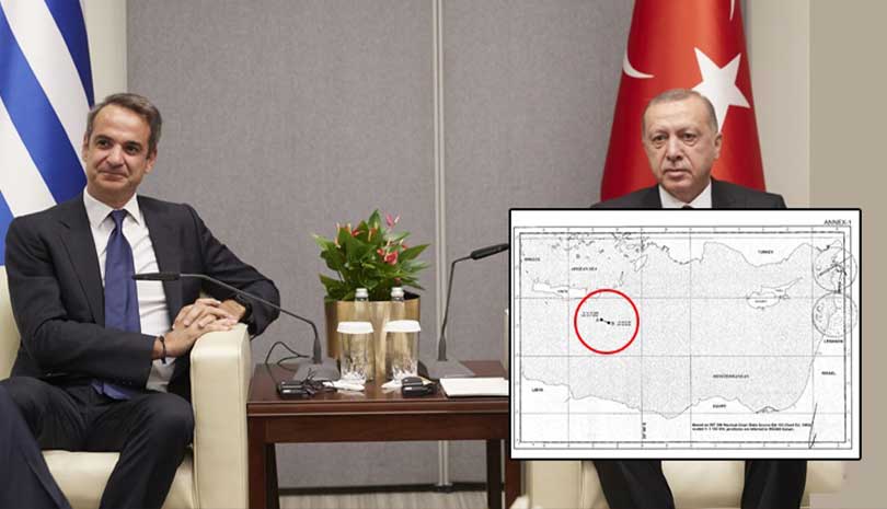 Εθνικά θέματα | Ο αυθεντικός χάρτης της συμφωνίας Τουρκίας - Λιβύης