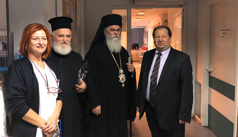 Εκκλησία | Στο Νοσοκομείο Αιγίου ο Καλαβρύτων Ιερώνυμος