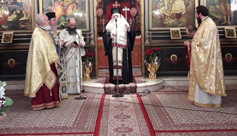 Αρχιερατικό Μνημόσυνο για τον μακαριστό Χριστόδουλο και τον αδελφό του