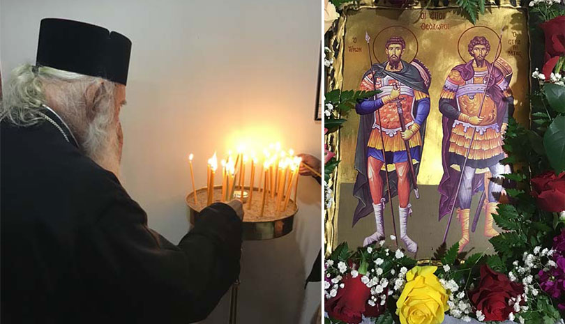 Ο Αρχιεπίσκοπος στην Ι. Μονή των Αγίων Θεοδώρων