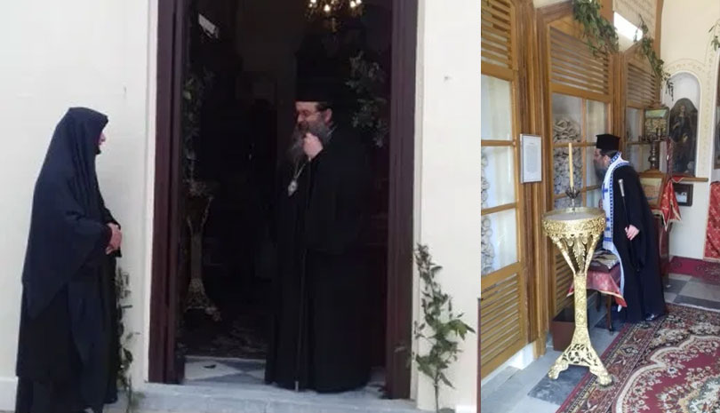 Ο Χίου Μάρκος στο μοναστήρι της σφαγής της Χίου
