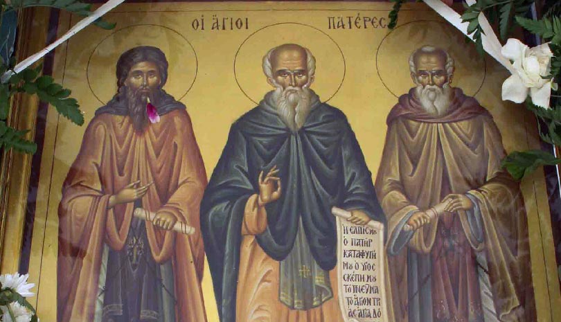Άγιος Αγάθαρχος Επίσκοπος Λευκάδας και οι Άγιοι Πέντε Θεοφόροι Πατέρες Εορτάζει 42 ημέρες μετά το Άγιο Πάσχα. Βιογραφία
