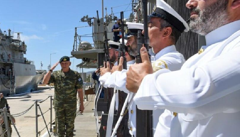 Επίσκεψη Αρχηγού ΓΕΕΘΑ στο Αρχηγείο Στόλου