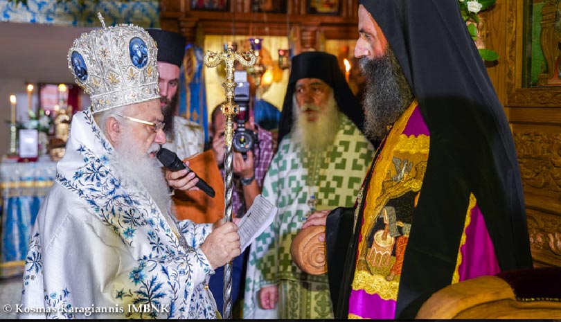 Ιερά Μονή Παναγίας Καλλίπετρας: Ενθρόνιση Καθηγουμένου Αρχιμ. Παλαμά Καλλιπετρίτη (ΦΩΤΟ)