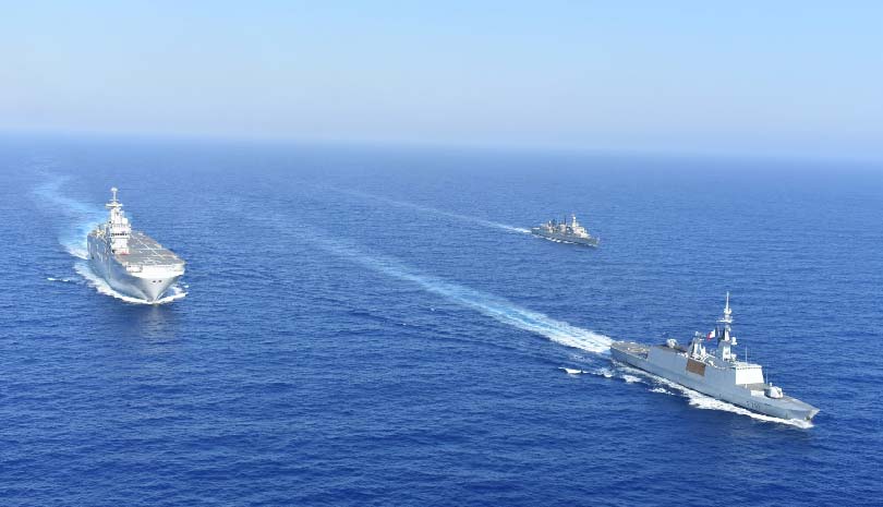 Ελλάδα & Γαλλία πραγματοποίησαν κοινή Ναυτική Άσκηση