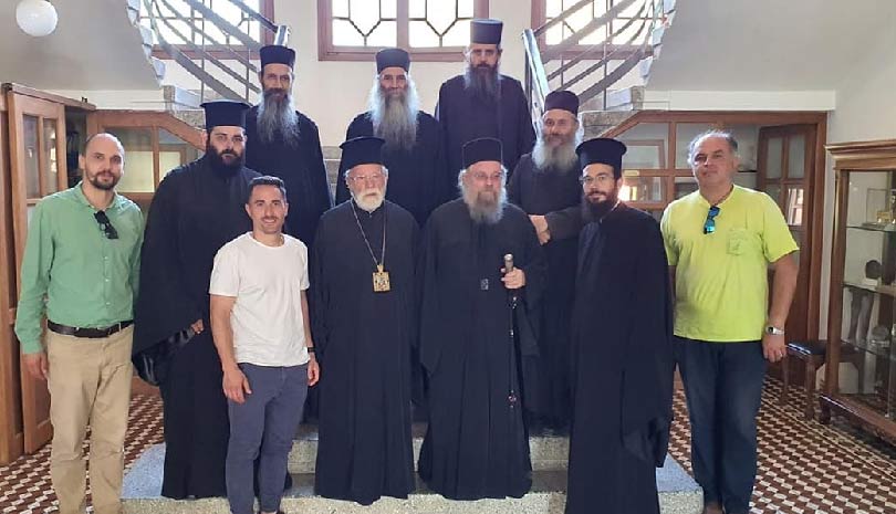Ο Μητροπολίτης Ανέων στο Άγιον Όρος