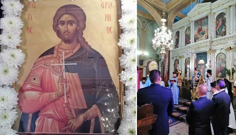 Η Εορτή του Αγίου Αρτεμίου στην Λευκάδα