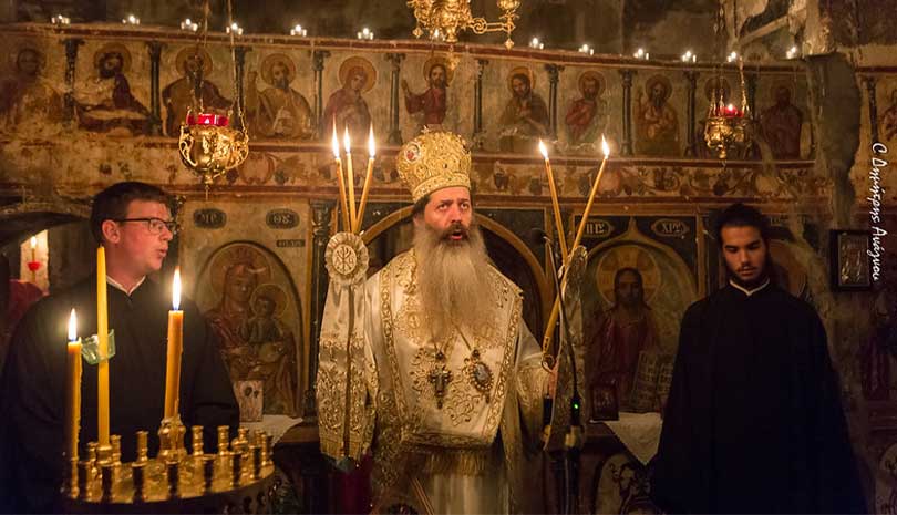 Ιερά Αγρυπνία στην Ιερά Μονή Μεταμορφώσεως του Σωτήρος Μοδίου