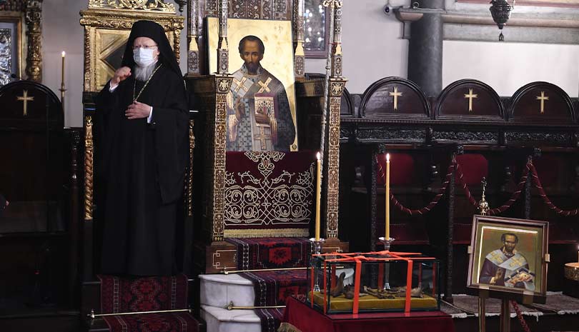 Η Ανακομιδή Ιερών Λειψάνων Αγίου Ιωάννη Χρυσοστόμου στο Φανάρι