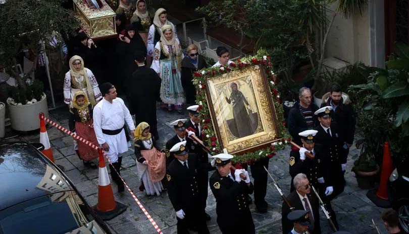 Φώτης Κόντογλου: Η Πολιούχος των Αθηνών Αγία Φιλοθέη