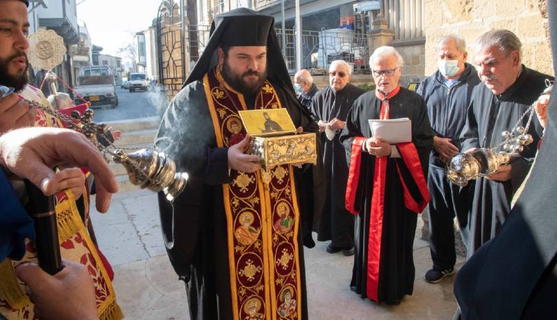 Υποδοχή ιερού λειψάνου Αγίου μεγαλομάρτυρος Εφραίμ Νέας Μάκρη