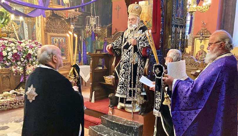 Η Ακολουθία του Επιταφίου στη Μονή Αγίας Αναστασίας Φαρμακολυτρίας