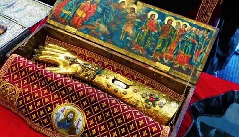 Το θαύμα από την αγία Δεξιά του Τιμίου Προδρόμου